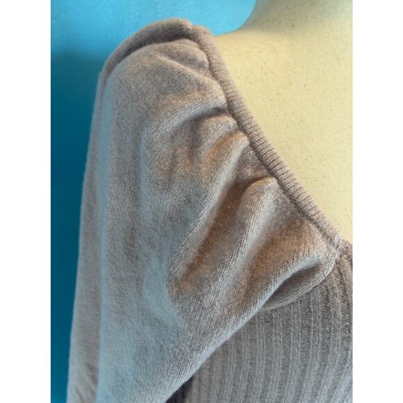 NWT HALOGEN Nordstrom Lavender Pullover Sweater Wool Blend Balloon Sleeve XL - Picture 5 of 6